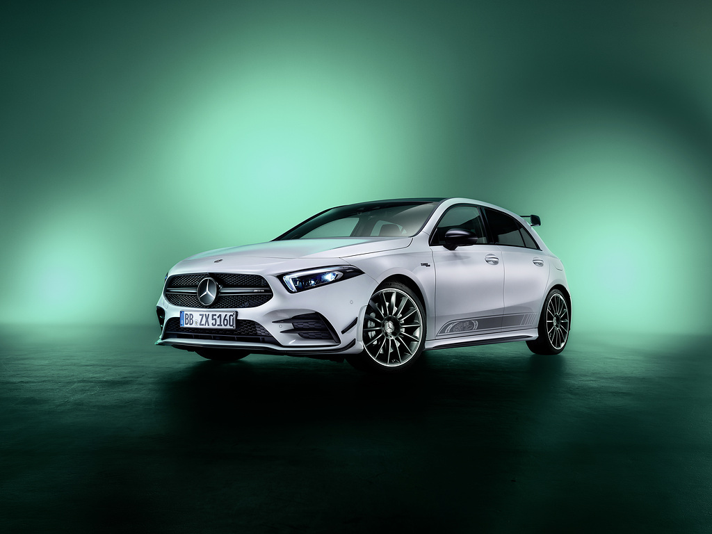 Mercedes-AMG A 35 und CLA 35 „Edition 55“ - exklusive Sondermodelle in der KompaktklasseMercedes-AMG A 35 and CLA 35 "Edition 55" - exclusive special models in the compact class